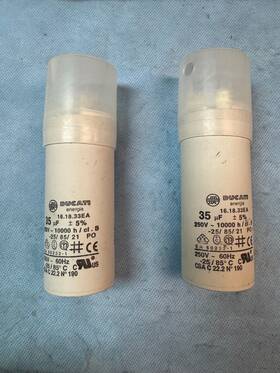 16.18.33ea Ducati 35uf Run Capacitor 250v Studless Motor Run/start Premium Grade F223