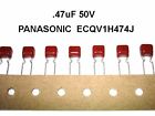 Ecqv1h474j Panasonic 100 Pcs 0.47uf