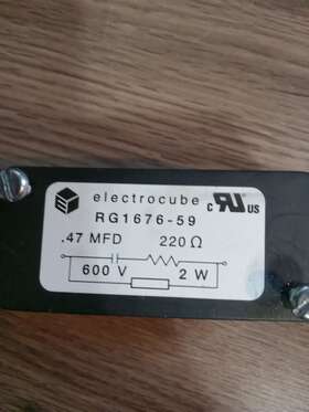 Rg1676-59 Electrocube Arc And Noise Suppression New