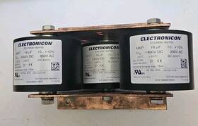E53.m56-163t50 Electronicon Capacitor Bank 3x 16 F 1400vdc Units With 3mm