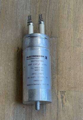 E62.f10-471b20 Electronicon Capacitor 5000vdc