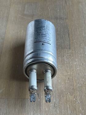 E62.f81-101b20 Electronicon 5000vdc Capacitor