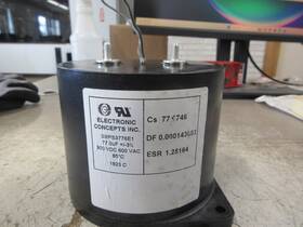 3mps3776e1 Electronics Concepts Inc. Film Capacitor 77.0uf 900vdc 600vac Used