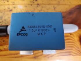 B32656-s0105-k500 Epcos Film Capacitor 1uf 1000v 10% Tol Sold As Lot Of 6