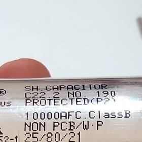 Esc-45hi00180b Eun Sung Industrial Co. Ltd. 18 F 450v Oval Aluminum Electrolytic Running Capacitor Esc-45hi00180b Eun Sung Industrial Co. Ltd. 18 F 450v Oval Aluminum Electrolytic Running Capacitor