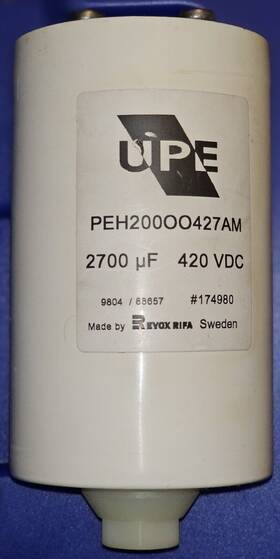 Peh200oo427am Evox Rifa / Kemet 2700uf 420 Vdc Capacitor