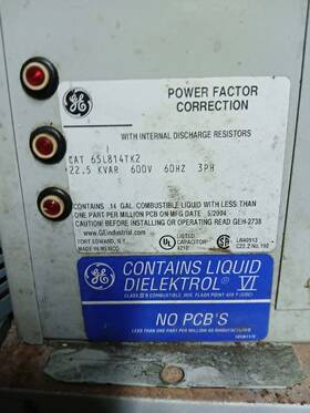 54l309ws60 Ge Power Factor Correction Capacitor -