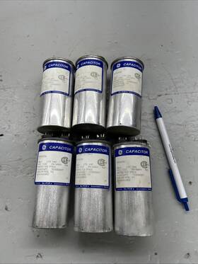 97f6534 Ge Capacitor 28uf 170 Vac 50/60hz Lot Of 6