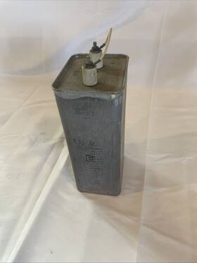 A28f2023 Ge General Electric 32uf 4500vdc Capacitor With Dielektrol Vii Fluid 28f2023 G11