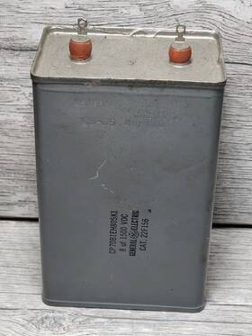 Cp70b1eh805k1 Ge 8uf 1 500vdc Oil Filled Capacitor 22f156 -