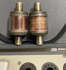 50pf Ge For Aircraft Radio Corp. 8074 2 5kv 5a Glass Vacuum Capacitors