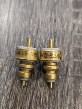 Ma07 Ge Vintage Jan Feedthrough Capacitor Rf Emi Filter Military Gold Ceramic