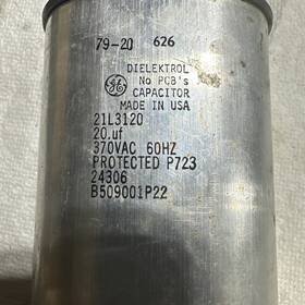 21l3528fb General Electric 20uf 370vac Ge Capacitor 21l320 60hz