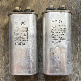 23l6106r General Electric Lot Of 2 23l6106 R Capacitor Used