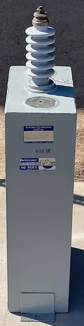 30f1544 General Electric Electric/ge 45 Kv Dc 4.5 Uf High Voltage Capacitor 000 Vdc