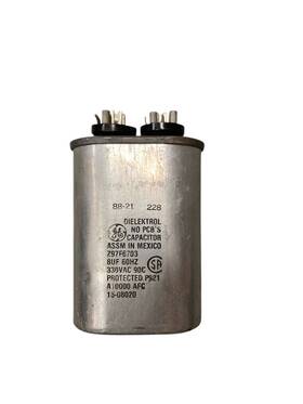 Z97f6703 General Electric 97f6016 8uf 60hz 330vac 16-08020 Dielektrol Capacitor