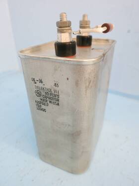 A26f6817s General Electric A26f6817 Dielektrol Vii Capacitor 40uf 500vdc Usa Ge
