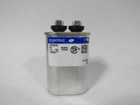 97f8057s Genteq Motor Run Capacitor 6uf /- 6% 370v 50/60hz Used
