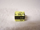 H9619 Nichicon 330 Uf 50 V 105 Degree C Capacitor Part Lot Of 10