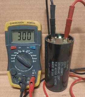 D168f Hi-torq 25270 #25270 Capacitor 270-324mfd 220/250vac 2.06 Inch Dia. X 4-3/8 Lg.