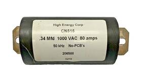 206588 High Energy Corp Cn515 .34 Mfd 1000 Vac 80 Amps Power Capacitor