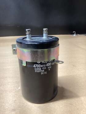 136g75pr7 Hitachi Hcgf5as / Hcg F5as 4700mfd 400vdc Capacitor #136g75pr7