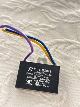 213954 Hqrp 884667036691 Cbb61 Ceiling Fan Capacitor 6uf 3-wire
