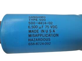 500-6245-02 Industrial Mro Sangamo Capacitor 21000uf 15vdc Unmp