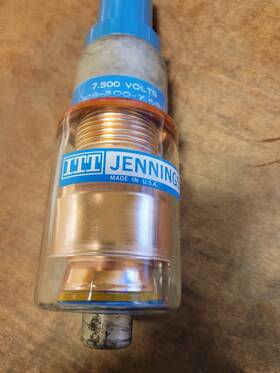 Ucs-300-7.5s Itt Jennings Variable Vacuum Capacitor 300pf 7.5kv