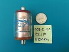 Jcs-2-20 Jcs 2-20 Jennings High Voltage Rf Vacuum Capacitor