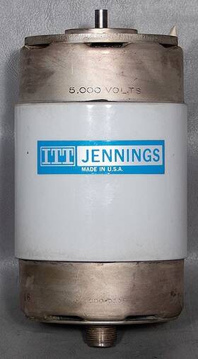 Cmv1-4000-0305 Jennings 25-4000 Pf 5 Kv 70 A Rms Vacuum Variable Capacitor