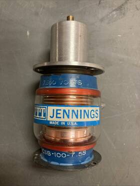 Ucsb-100-7.5s Jennings Itt Variable Vacuum Capacitor Used U.s.a. Seller
