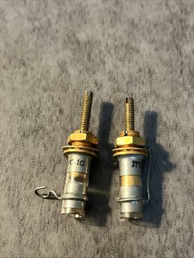 Jfd Vc-1g 2 Pc Piston Capacitor Glass Nos Lot