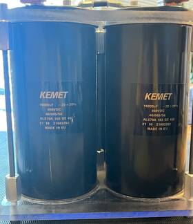 Als70a Kemet 6 16000uf 450v Aluminum Electrolytic Capacitors With Capacitor Bank