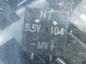 Fm0h104zf-l1 Kemet One Lot 100 Pieces 0.1 Farad / 5.5v Super Capacitors - New And Unused