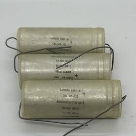 Cbs-40-155 Lambda Lot Of 3 Sprague 4000uf 30v Axial Electrolytic Capacitors