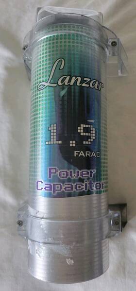 Lzcap19 Lanzar 1.9 Farad Digital Power Capacitor High-performance Car Audio Stereo Bass