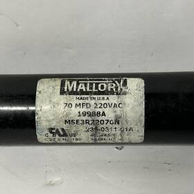 19888a Mallory 19988a Motor Start Capacitor 70mfd 220vac