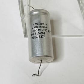 235-7637a Mallory Electrolytic Capacitor Aluminum 300mfd 30 Vdc Usa