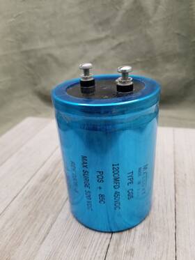 235-7822k Mallory Cgs Capacitor 1200 Mfd 450vdc 85c Max Surge 520vdc Screw
