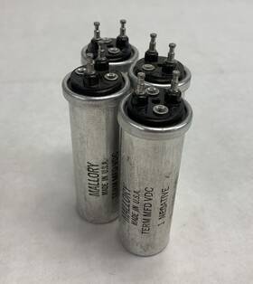 20-71284 Mallory 2356302x 600mfd 50vdc Electrolytic Capacitor Lot Of 4