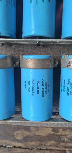 2731-382 Mallory Lorain Electrolytic Cappacitors 22000uf 75vdc