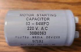 30b0363 Mallory Motor Starting Capacitor 53-64mfd 220 Vac Craftsman Garage Door Opener