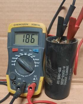 A-35406-208s Mallory #a-35406-208s Capacitor 189 Mfd 250vac 2.07 Inch X 4-3/8 Lg. Q167p