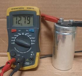 A-59-74243 Mallory #a-59-74243 Capacitor 12900 Mfd 40vdc 2 Inch Dia. X 4-1/8 Lg. B130m