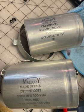 Cg202t350x5l Mallory Cg532u100f1 5300mfd 100 Vdc Electrolytic Capacitor