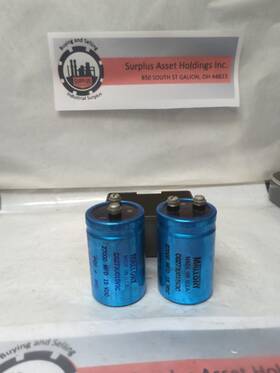 Cg273u015v3c Mallory Capacitor 27000mfd 15 Vdc Lot Of 2 Pre-owned