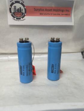 Cg432u050r4c Mallory Capacitor 4300mfd 50 Vdc Lot Of 2 Pre-owned