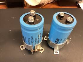 Cgs103u025u3c Mallory Cgs103u016r3c Set Of 2 10000 Mfd Capacitor With Mounting Ring Lpw78i