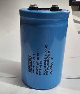 Cgs403u040w4c Mallory Lot Of 10 Pcs 40000 Uf - 40vdc 85 C Aluminum Capacitors